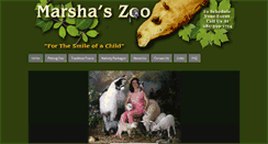 Desktop Screenshot of marshaszoo.com