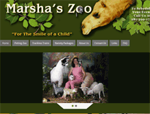 Tablet Screenshot of marshaszoo.com
